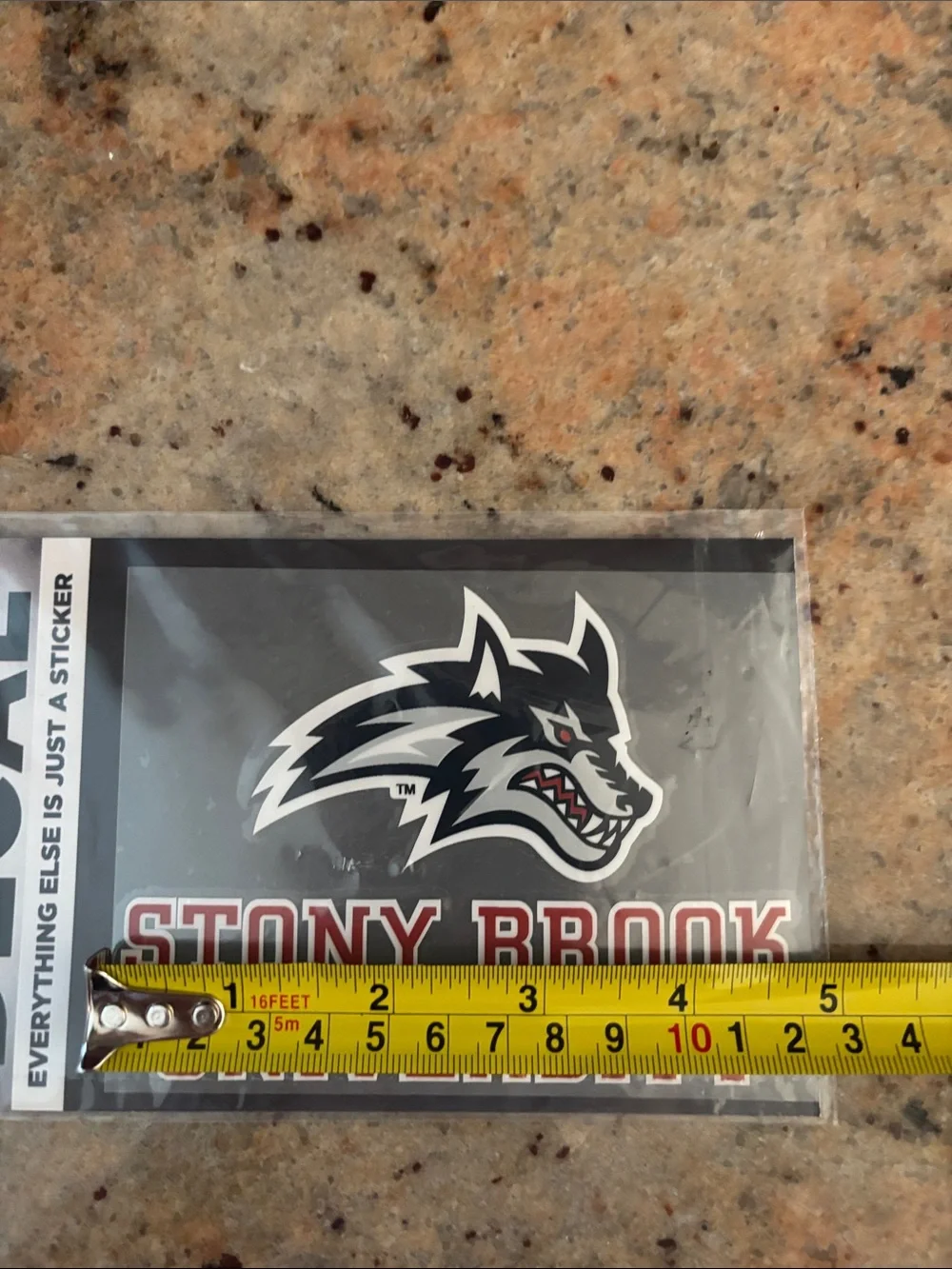 SBU Stony Brook University Wolfie Seawolf Sticker Car Decal
